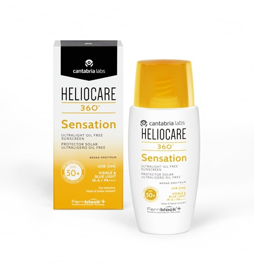کرم ضدآفتاب هلیوکر Sensation SPF50 – حجم ۵۰ میلی‌لیتر