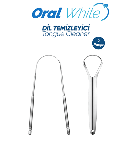 ست دو عددی پاک کننده زبان استیل ضد زنگ اورال وایت