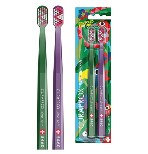 مسواک بسیار نرم مدل 5460 Curaprox پک دو عددی