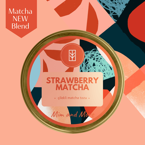 پودر چای ماچا ژاپنی طعم توت‌فرنگی 25 گرم