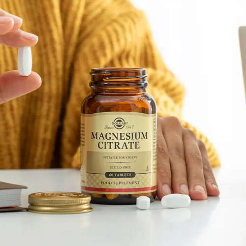 قرص منیزیم سیترات سولگار Solgar Magnesium Citrate – بسته ۶۰ عددی