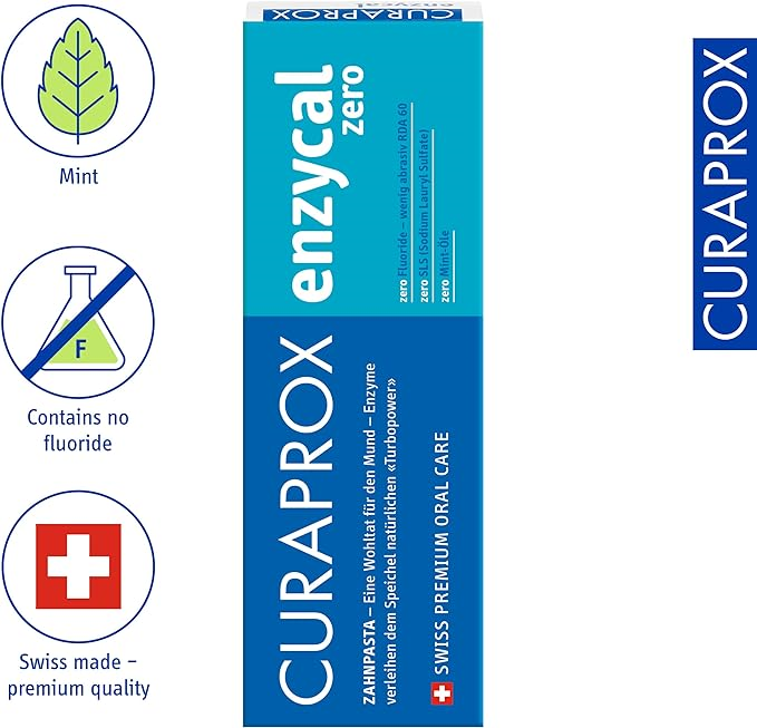 خمیر دندان فاقد فلوراید 75میلی CURAPROX
