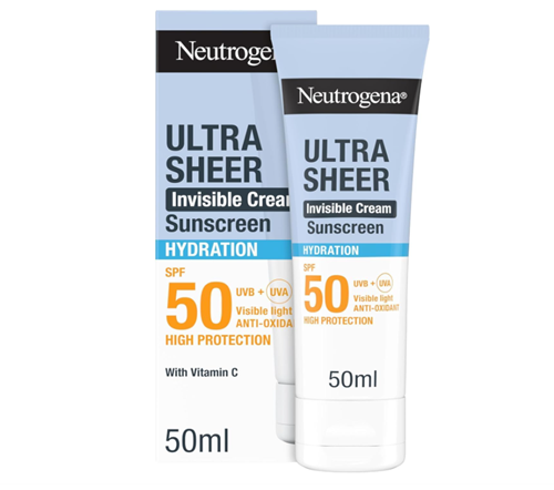 ضد آفتاب فلوئیدی نامرئی نوتروژینا Ultra Sheer Hydration SPF50