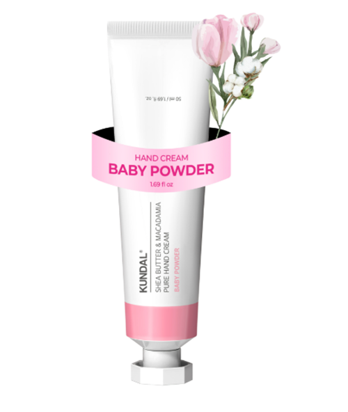 کرم دست کوندال شی‌باتر و ماکادمیا مدل Baby Powder