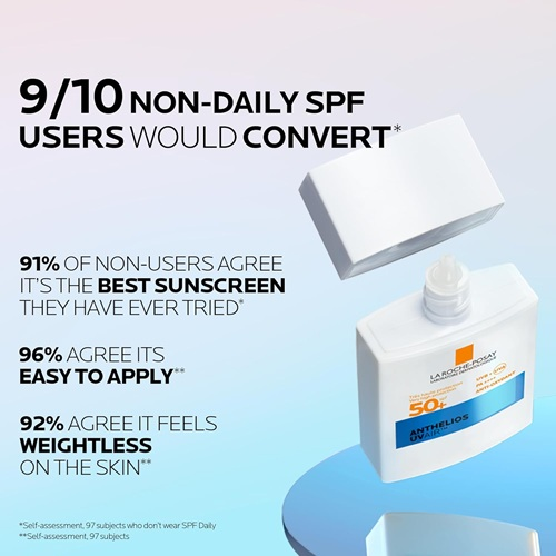 کرم ضدآفتاب لاروش پوزای مدل Anthelios UV Air Daily Invisible Fluid SPF50 – حجم ۴۰ میلی‌لیتر