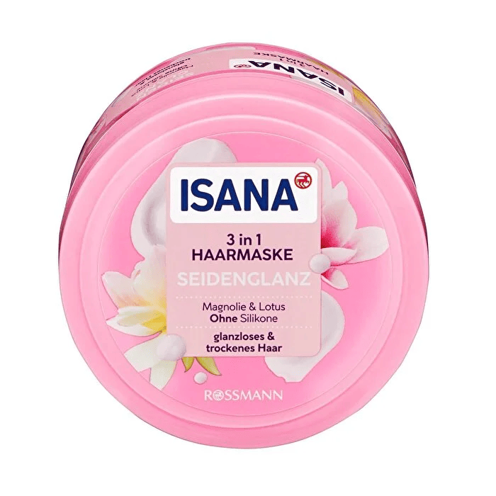 ماسک 3 در 1 موهای کدر و خشک حاوی مگنولیا و نیلوفر آبی ISANA