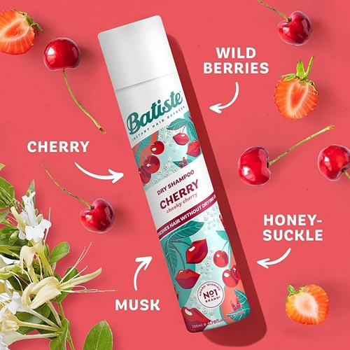 شامپو خشک Batiste مدل گیلاس حجم ۲۰۰ میلی‌لیتر