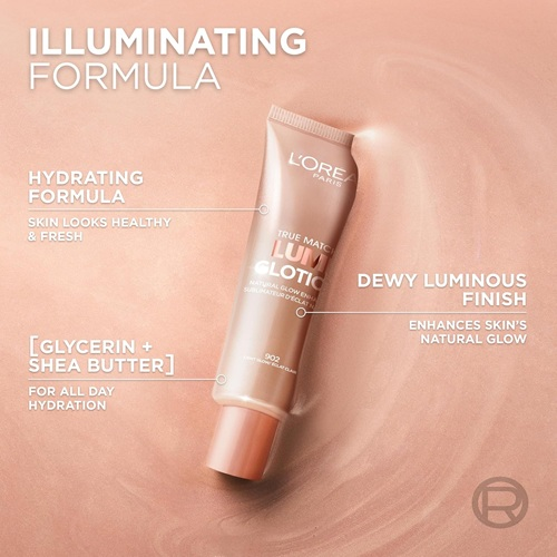  لوسیون براق‌کننده و آبرسان لورآل مدل  Lumi Glotion – رنگ ۹۰۲ (Light)
