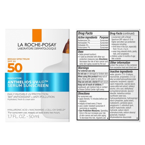 سرم ضد آفتاب لاروش پوزای Anthelios UVAir SPF 50