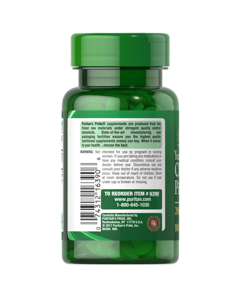 کپسول کرومیوم پیکولینات بدون مخمر Puritan’s Pride Chromium Picolinate 200 µg – بسته 100 عددی