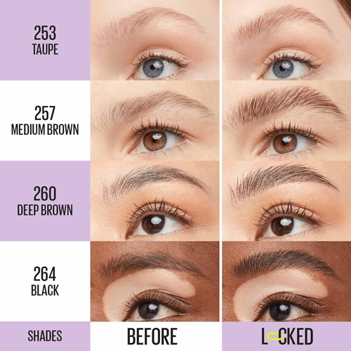 ژل ابرو میبلین Super Lock Brow Glue مدل Clear