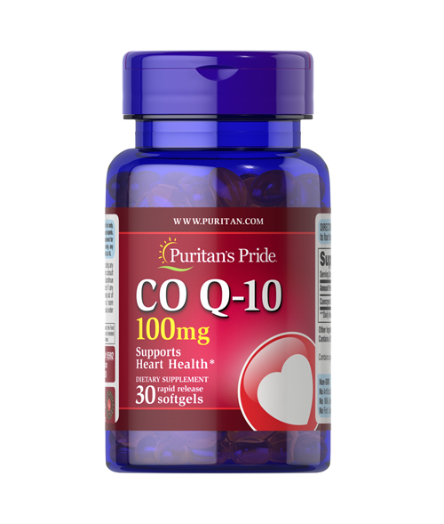 کپسول کوآنزیم Q10 Puritan’s Pride Q‑SORB CoQ‑10 100 mg – بسته 30 عددی