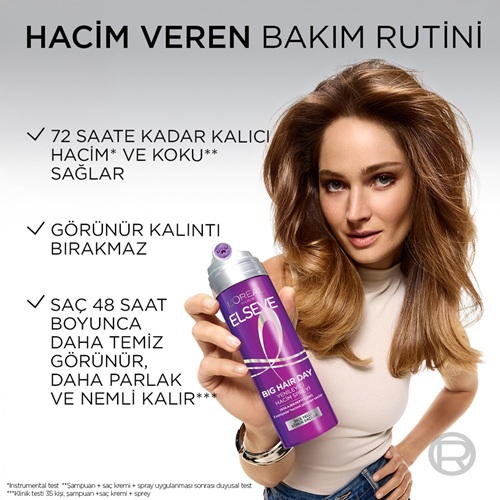 اسپری حجم‌دهنده مو لورآل Collagen Lifter Big Hair Day