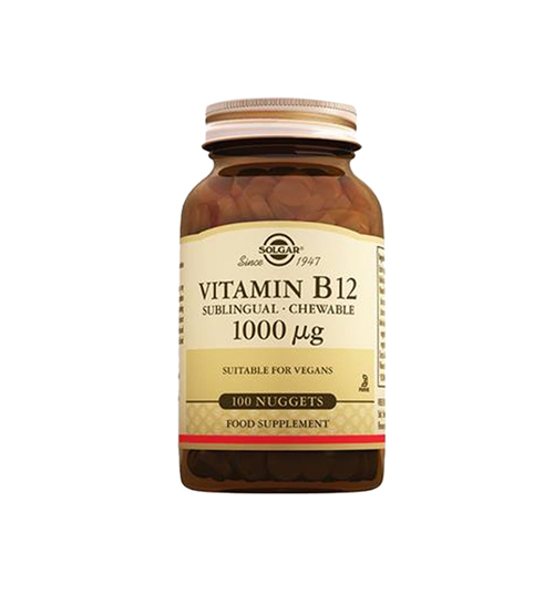 قرص زیرزبانی ویتامین B12 سولگار Solgar Vitamin B12 1000 µg – بسته ۱۰۰ عددی