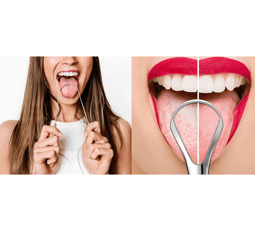 ست دو عددی پاک کننده زبان استیل ضد زنگ اورال وایت