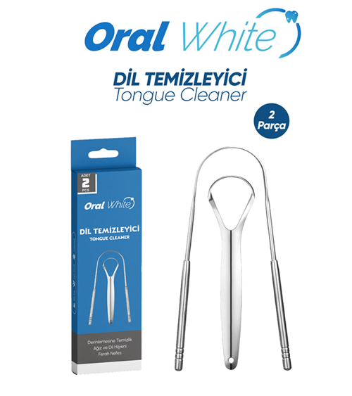 ست دو عددی پاک کننده زبان استیل ضد زنگ اورال وایت