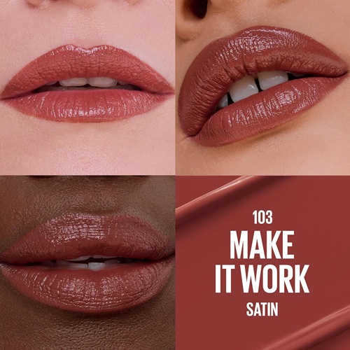 رژلب سرمی میبلین  103 make it work
