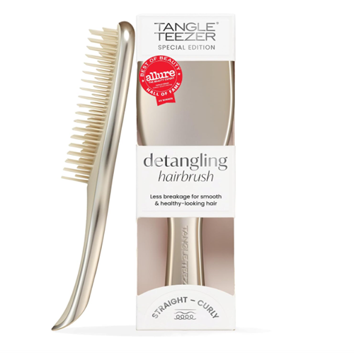 برس بازکننده گره مو تنگل تیزر Chrome Ultimate Detangler طلایی شامپاینی