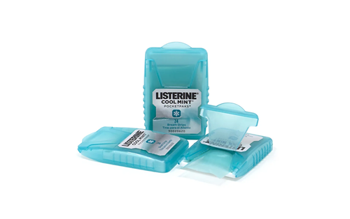 نوار خوشبوکننده دهان Listerine PocketPaks – مدل Cool Mint (بسته 72 عددی)