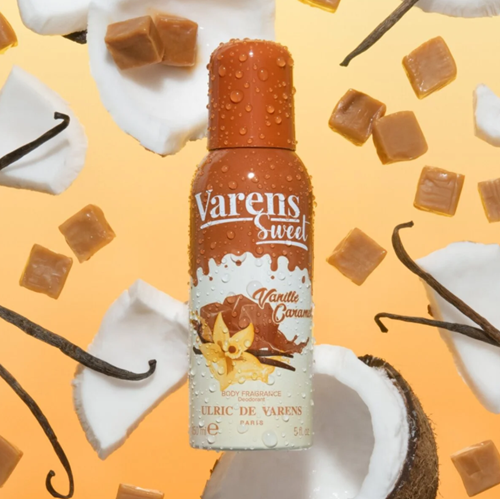 دئودورانت اسپری زنانه اولریک د وارنس مدل Sweet Vanille Caramel