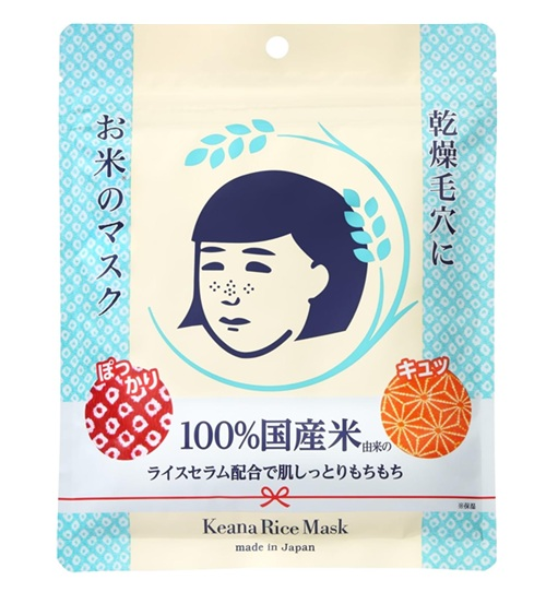 پک ماسک ورقه ای برنج ژاپنی KEANA (۱۰ عددی)