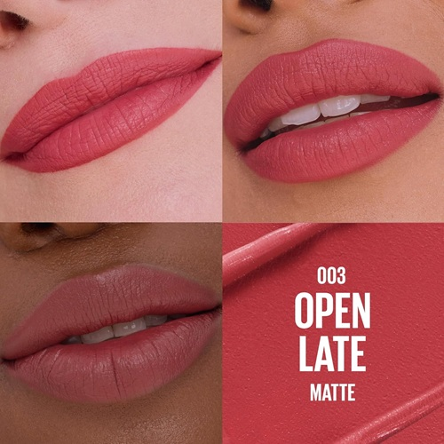 رژلب مات میبلین 003 open late