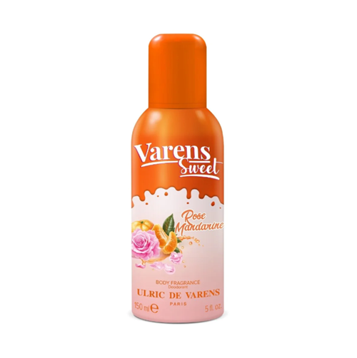 دئودورانت اسپری زنانه اولریک د وارنس مدل Sweet Rose Mandarine